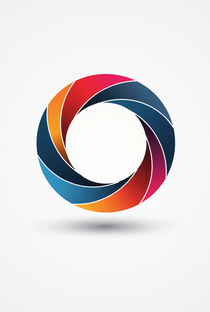 Logo for printing business under AJA kreatif . With circle and 3 brights colors