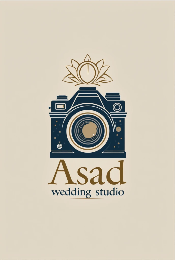 For the Asad Wedding Studio logo, consider a design that reflects elegance and sophistication. Here’s an idea:

Symbol: Use a stylized camera icon combined with a wedding ring or floral motif to symbolize both photography and weddings. The camera can be subtle, with a ring or flower integrated into its lens area.

Typography: Choose a refined serif or script font for the name "Asad Wedding Studio" to evoke a sense of class and luxury. Ensure the text is clear and easily readable.

Color Palette: Opt for classic and timeless colors like gold, ivory, or deep navy blue. These colors convey elegance and work well in wedding contexts.

Layout: Position the symbol above or beside the text, ensuring a balanced and harmonious design. You might also incorporate subtle decorative elements, like elegant lines or flourishes, to enhance the overall look.

This design will give a sophisticated feel while clearly communicating the studio’s focus on wedding photography.






ChatGPT can make mista