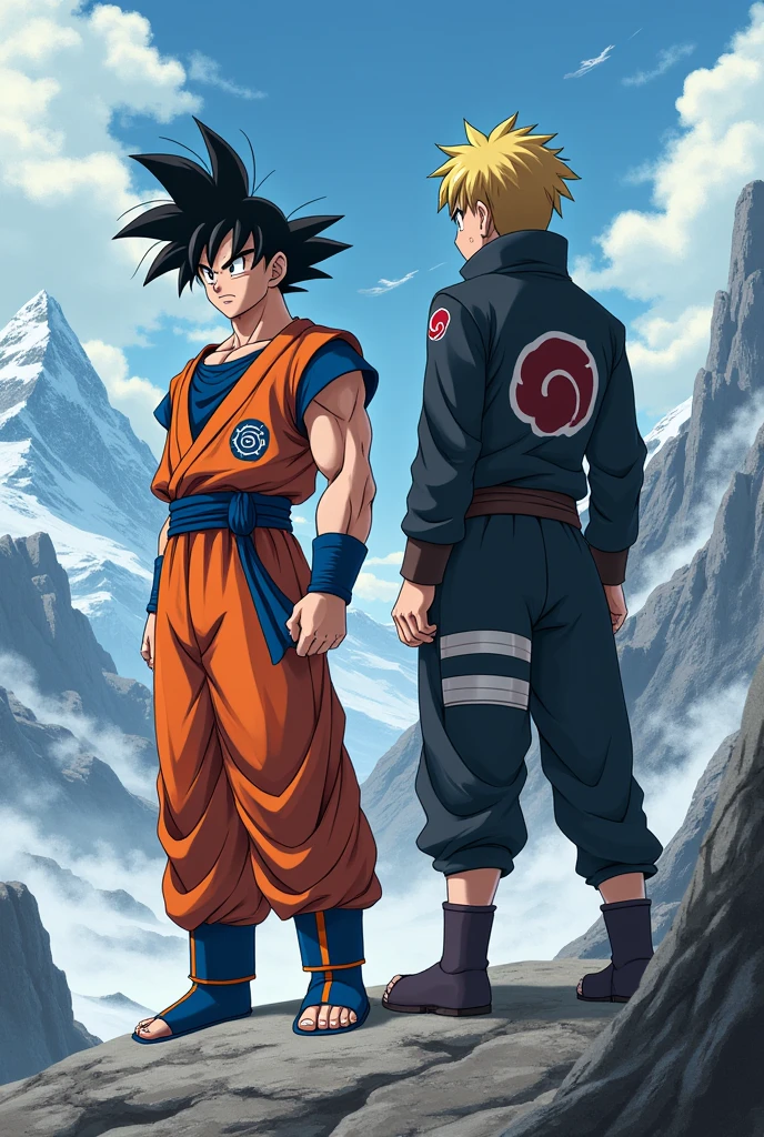 Goku and  naruto in game of thrones