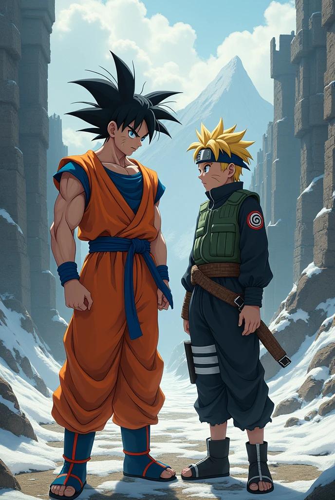 Goku and  naruto in game of thrones more advance