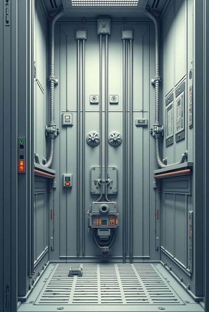 Image suggestion: An image showing the elevator cables and motors., with arrows indicating direction of travel.

