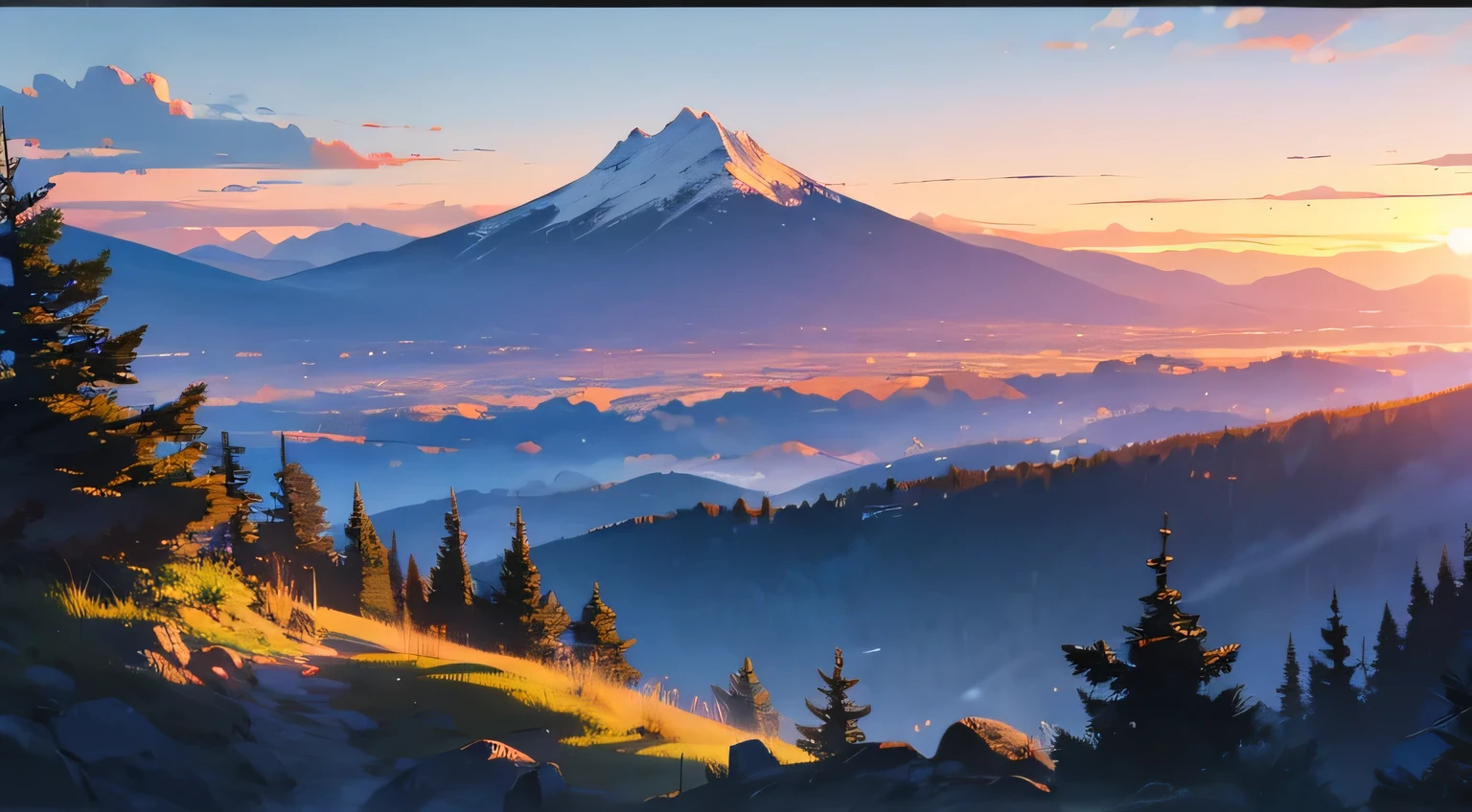 nature,mountain,sunset,jaoan