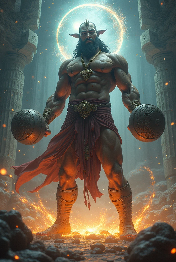 Waite lifting mahabali