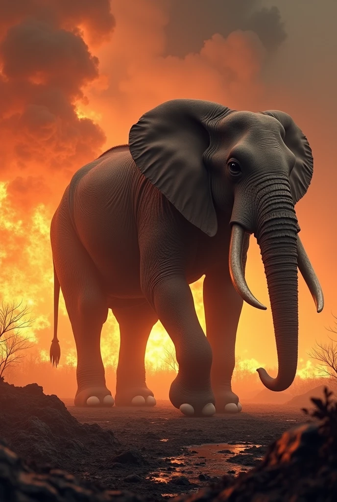 Fire Palaeoloxodon namadicus