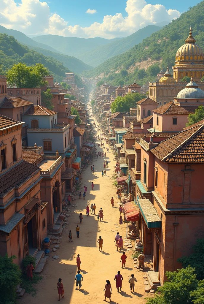 one big size Indian village