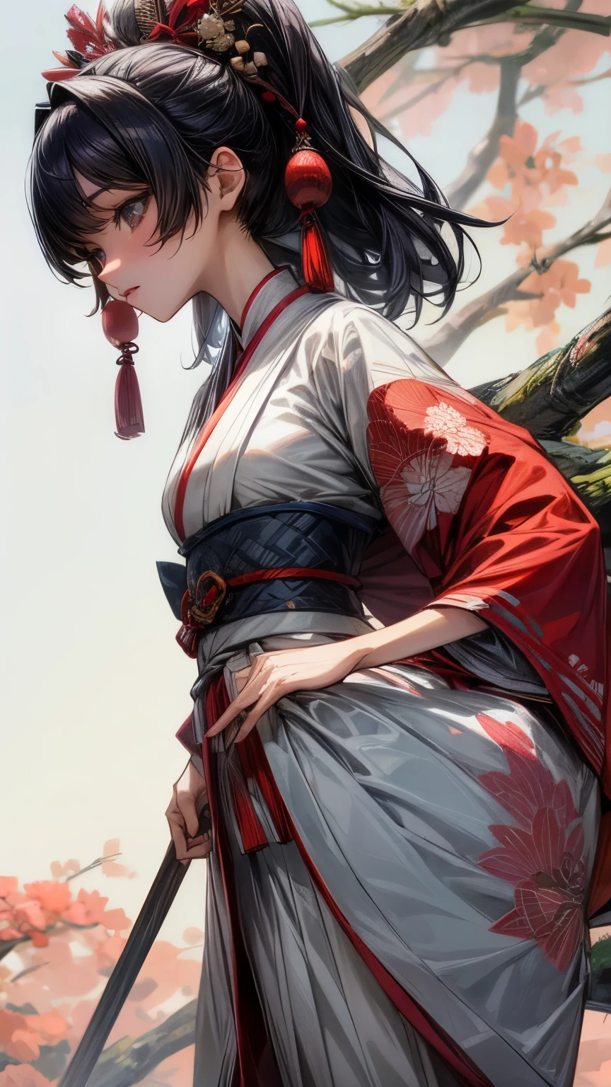 Japanese women with traditional dress