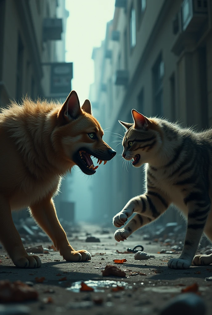 Dangerous dog and cat 