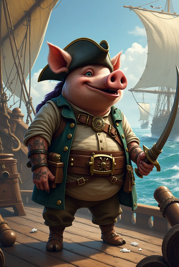 a pig, Pirate 