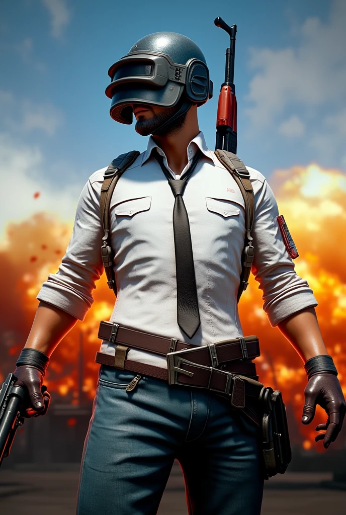 YouTube channel about pubg videos called alPHA GAMING and chracters is pro gamer