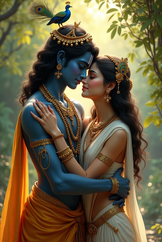 SHREE KRISHNA CUDDLE DEVOTEE
