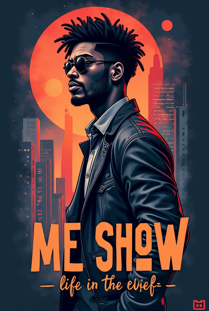 Make a label for t-shirts brand name me show tag line live in style