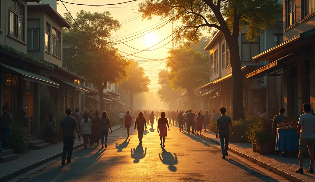 The story opens on a late summer afternoon in a bustling urban neighborhood. The air is warm, filled with the sounds of distant traffic and children playing in the nearby park. The streets are alive with people going about their daily lives, blissfully unaware of the horror about to unfold.