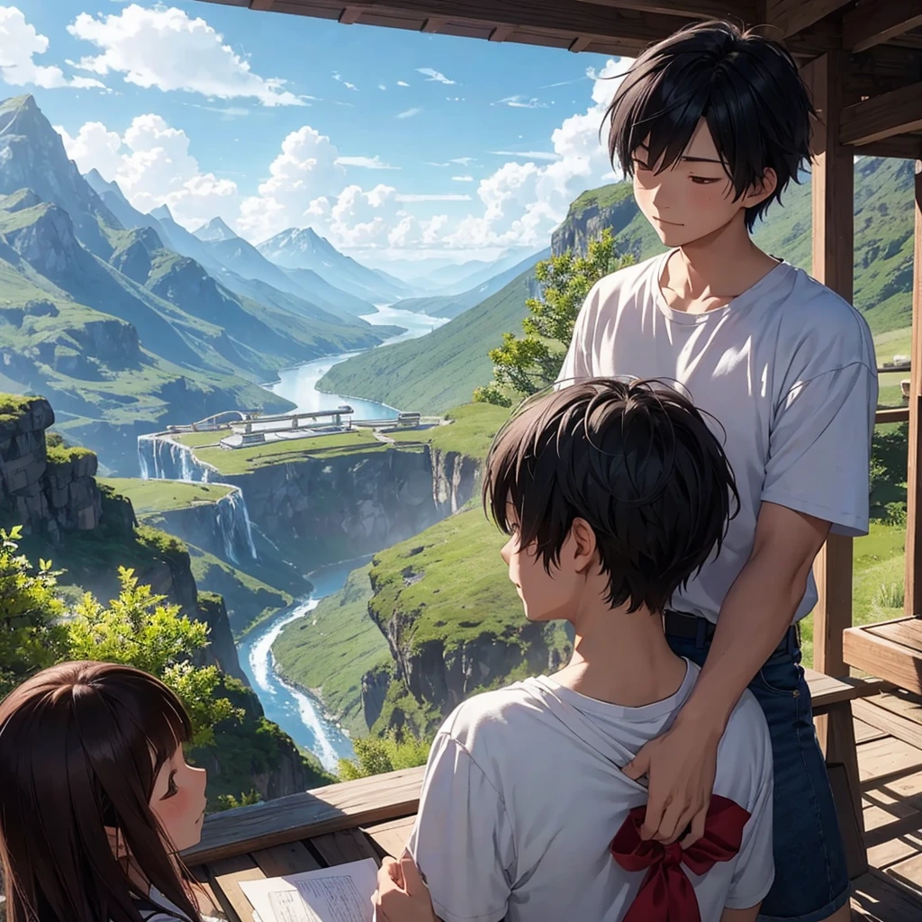 One summer day, Sora receives a letter from Hiro, telling him of his nostalgia for the old days they spent together. Hiro invites Sora to meet him again at the place they promised to go when they grew up: a mountain not far from town.