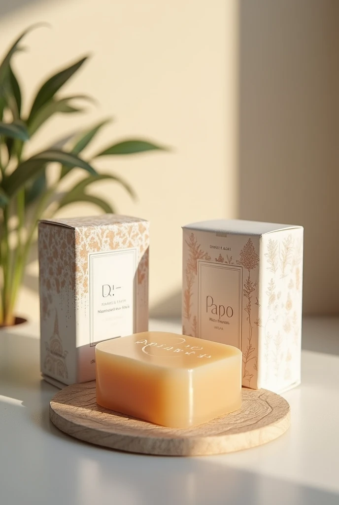 Create multiple package deign of a soap in which one we will sell in genral and one in high end luxury same product also include human emotions trends people which are buying buyer should attract as our product is mutali mitte soap