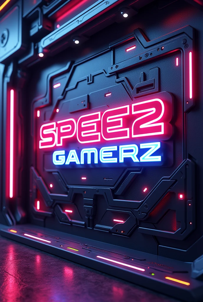 Gaming background wall with the name of spee2 gamerz