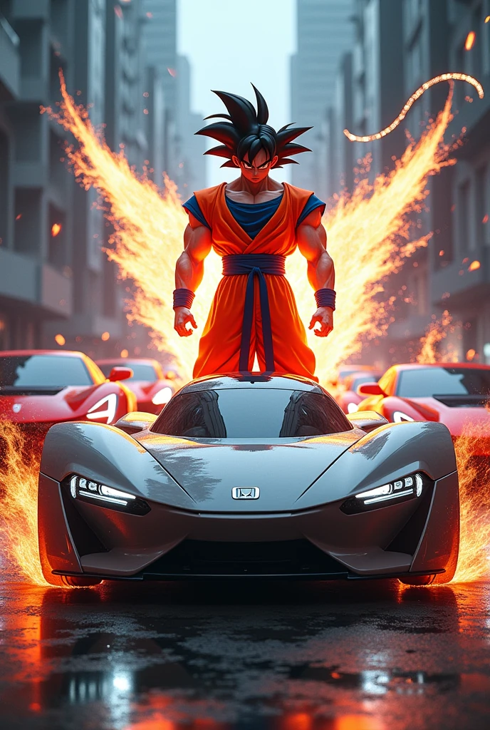 Please combine《Black Myth Goku》Game scene,Generate a promotional video for GAC Honda models