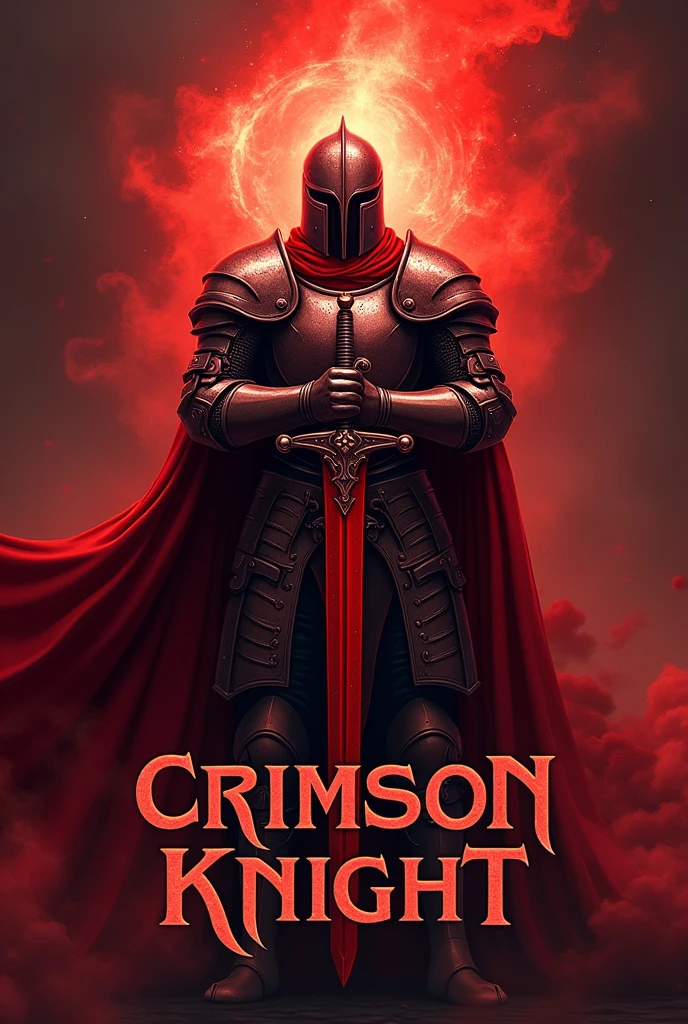  Crimson Knight logo with title in front 