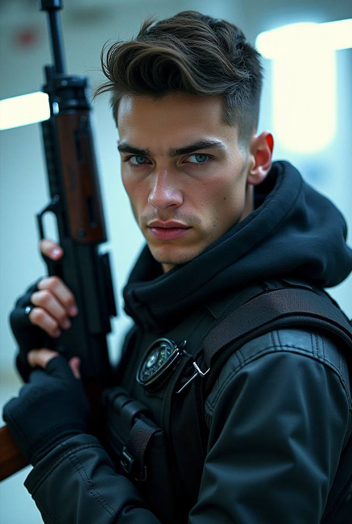 Xr_harman_1 instagram id hd font with future style with ak 47 gun boy