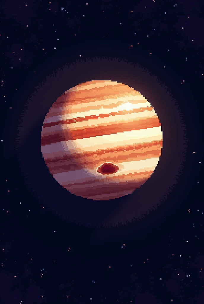 jupiter in the sky pixel