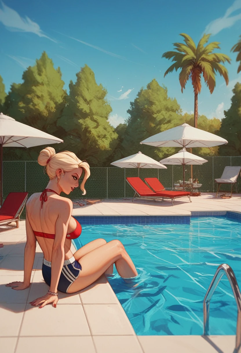 Francine Smith, backyard, pool
