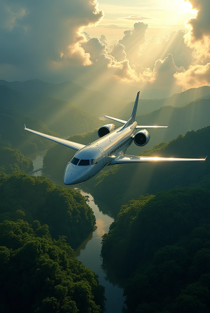 New aeroplane photo jungle place