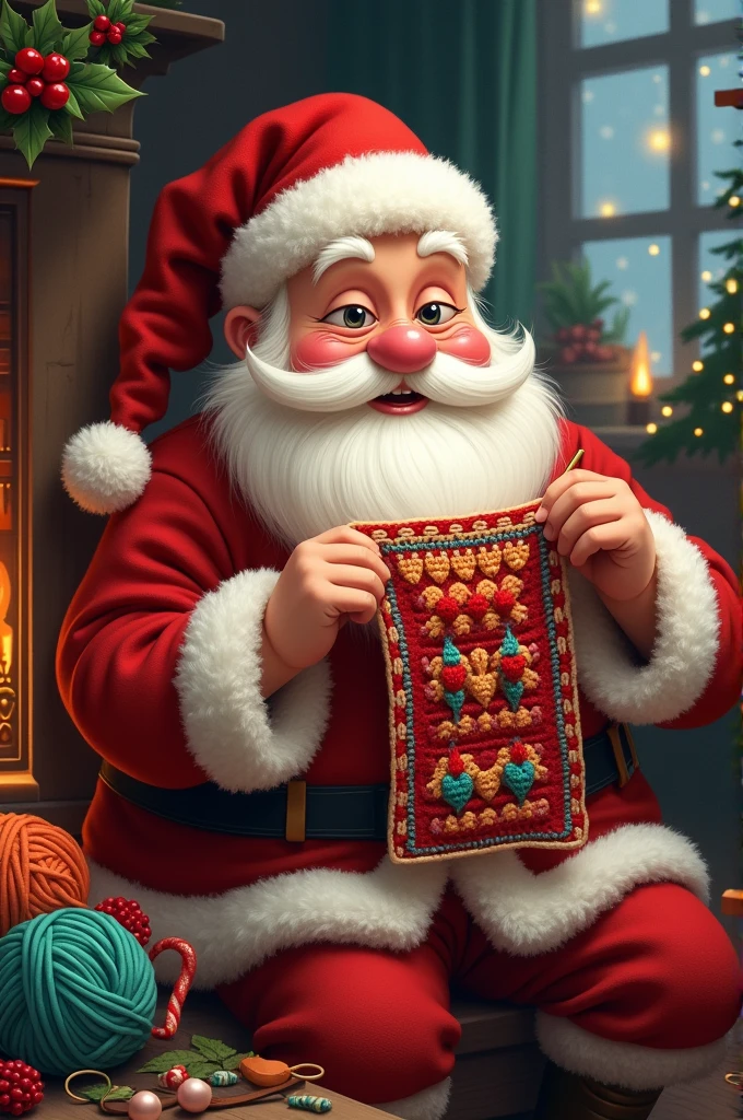 Santa clauds with crochet