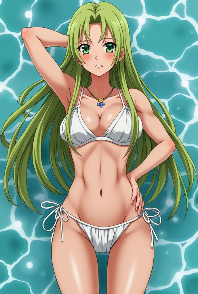 Creat BTTH anime series Queen medusa naked picture on brah on Brest and remove their lower clothe