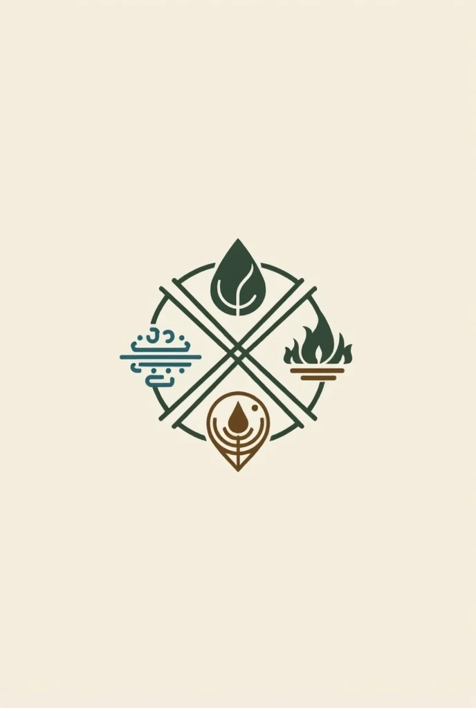Pancha bhoota icon for logo