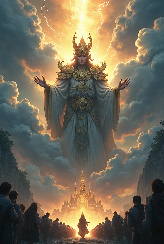 Tungkung langit (God) believd to be the thunder duribg storms begging foe her come back to their heavenly palace once more