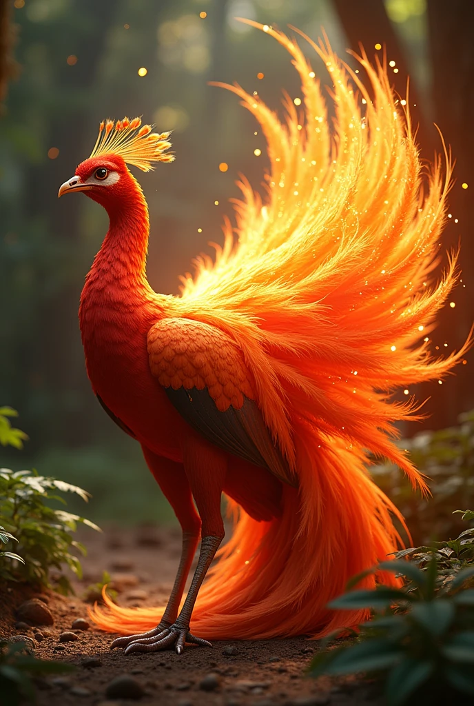 Fire peacock 