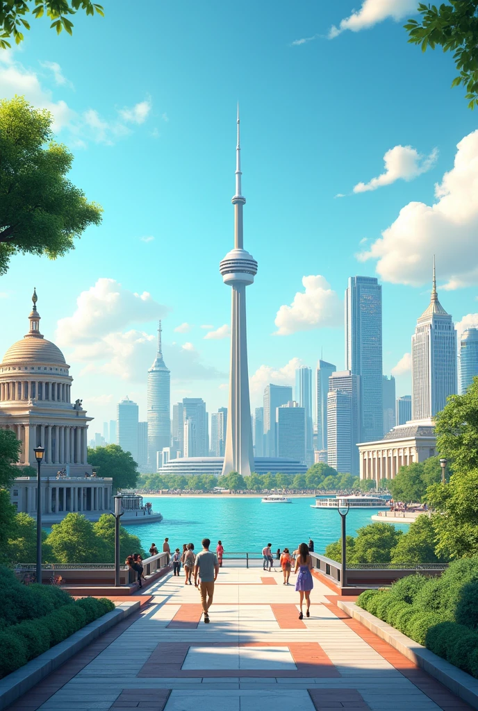 main capital Quiz Type background. Ultra realistic. TikTok background