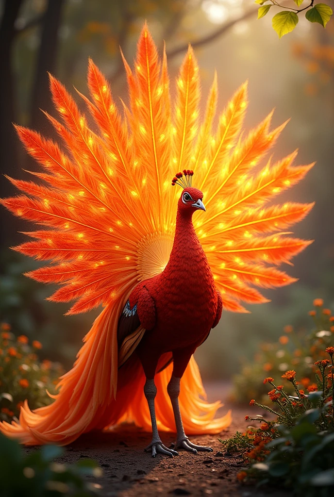 Fire peacock 