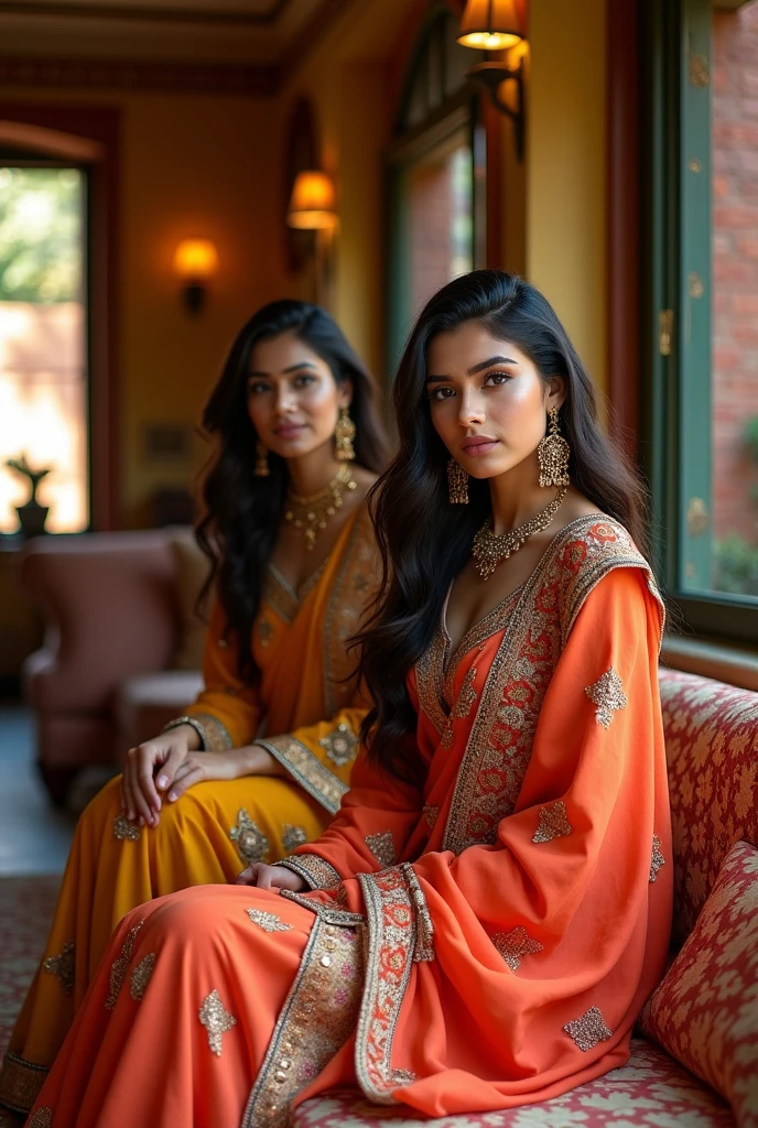 beautiful Indian models posing in the 
 in the  Home 
