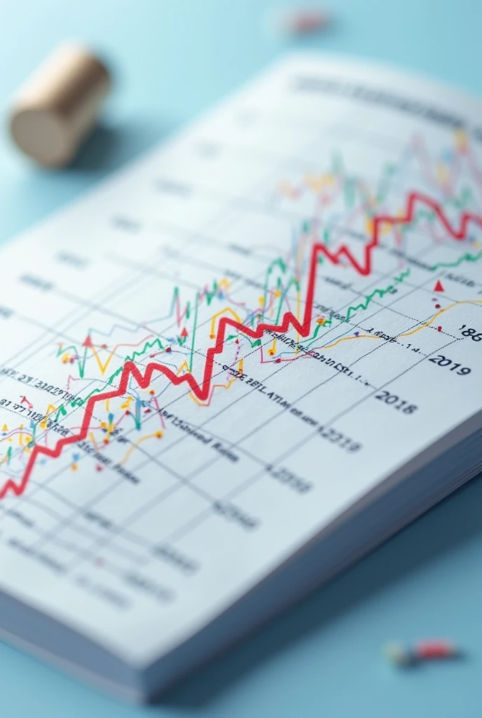 "A line graph showing the relationship between interest rates and inflation over time. The graph should depict how central banks use interest rate adjustments to control inflation, with clear labels and a clean design. Annotations could highlight key periods of interest rate changes."