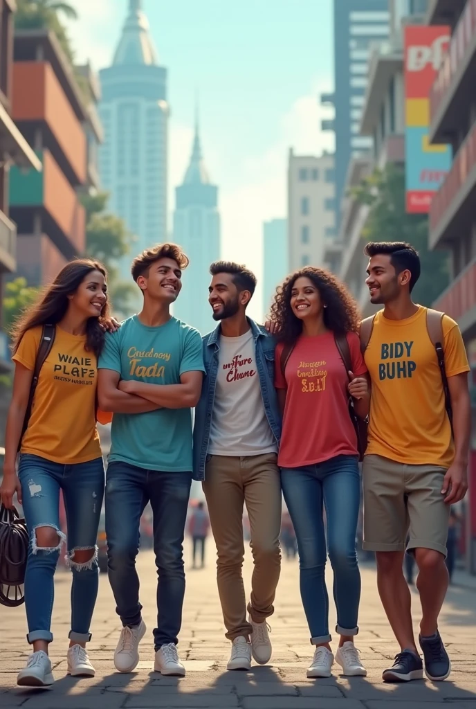 In a city a company of lover t-shirt in india 
