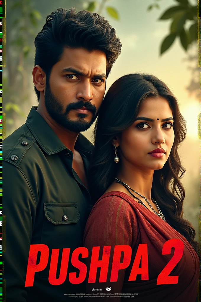 Allu Arjun and Rashmika Mandaana Pushpa 2 Poster