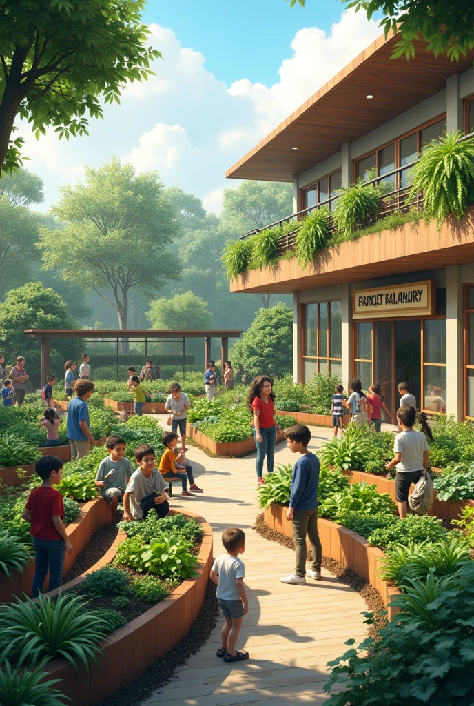 An image of permaculture leadership in schools