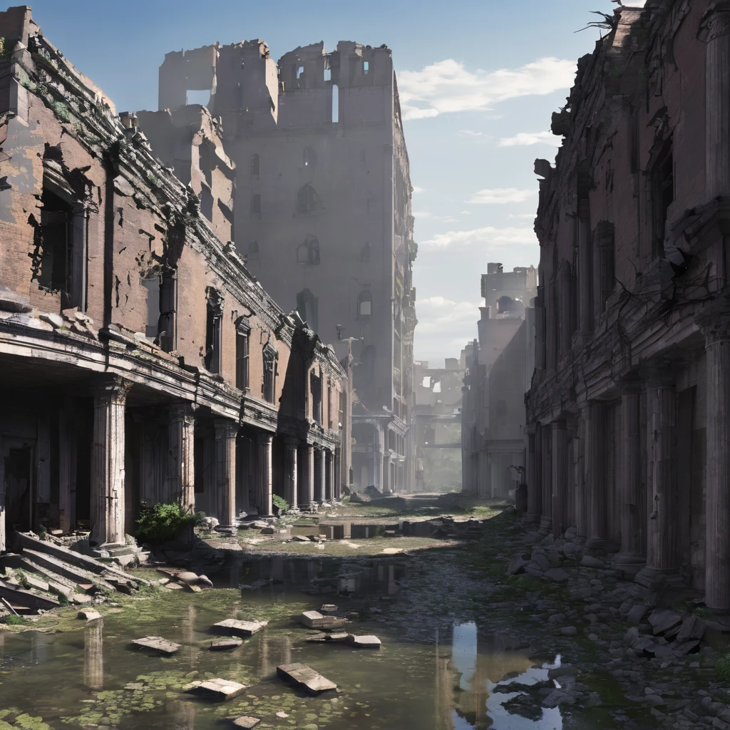 ruined city