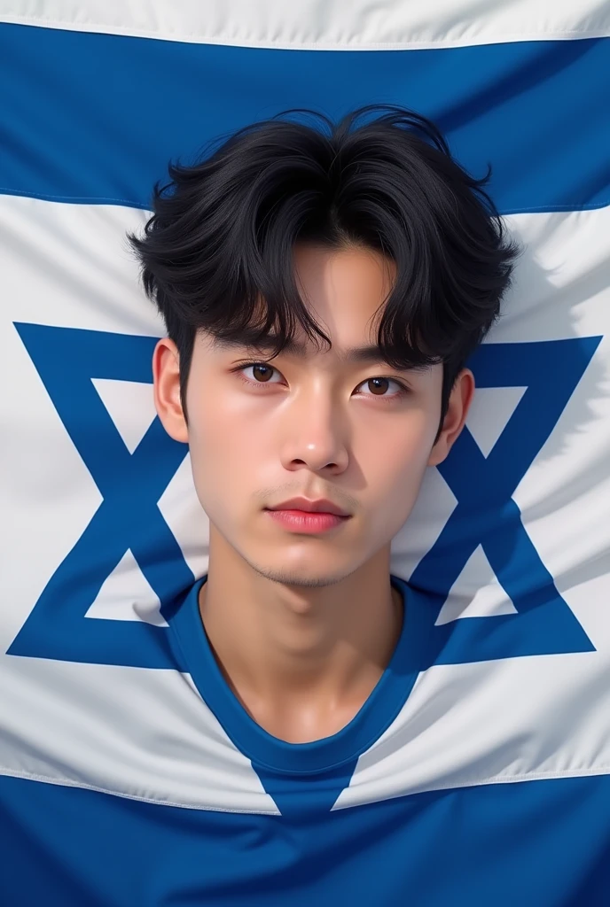 Jimin with Israel flag