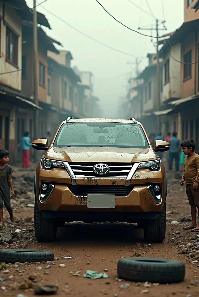 Dream fortuner car with poor men