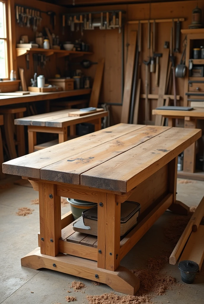 A carpenter work table 