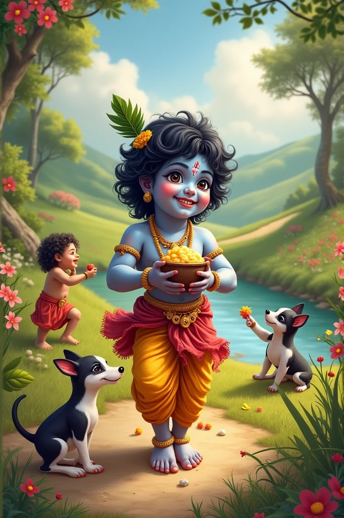 If you’re looking for images of Krishna as a child, you might search for terms like "Krishna childhood" or "Bal Krishna" in an image search. These images often depict Krishna as a playful child, sometimes with a butter pot, surrounded by his friends, or in other endearing scenarios.