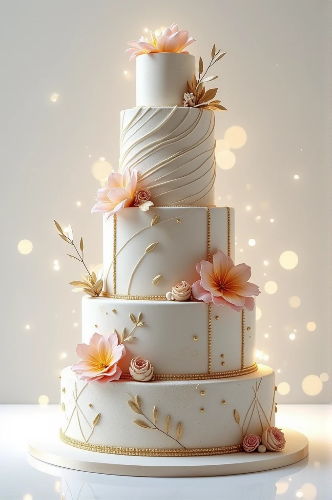 Photorealistic. 10 years anniversary cake for "AESTOM"