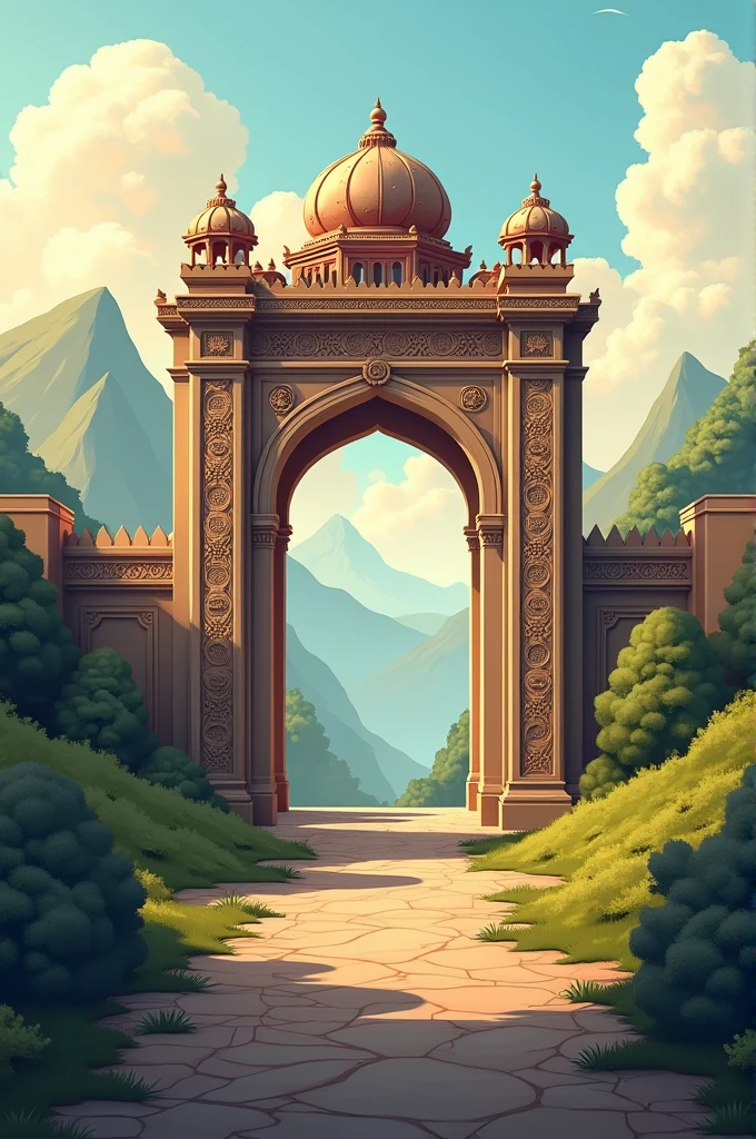 Create a logo image for Aryan Heritage Hotel
