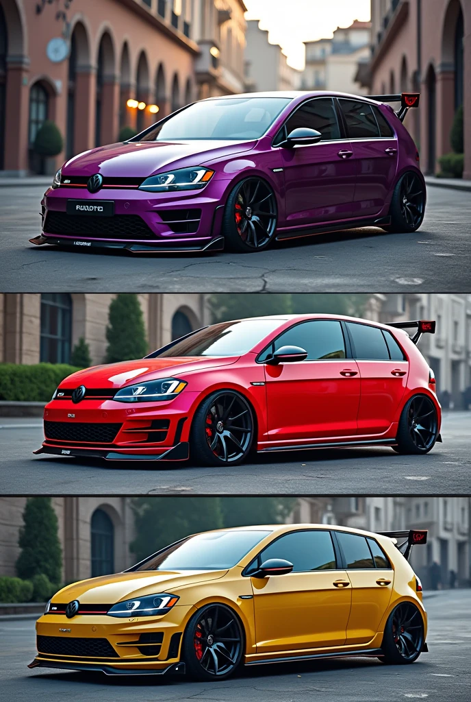 Gti polo modified 20 different pics different colours.