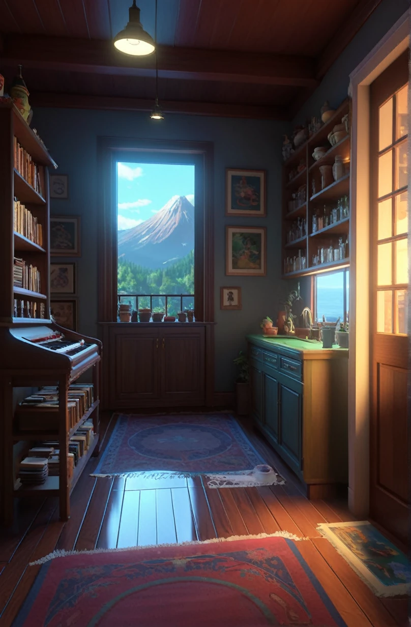 A fantastic sight, nice,  Studio Ghibli, Greg Rutkowski, Volumetric lighting, Octane Rendering, 4K resolution, Trending on Art Station, masterpiece