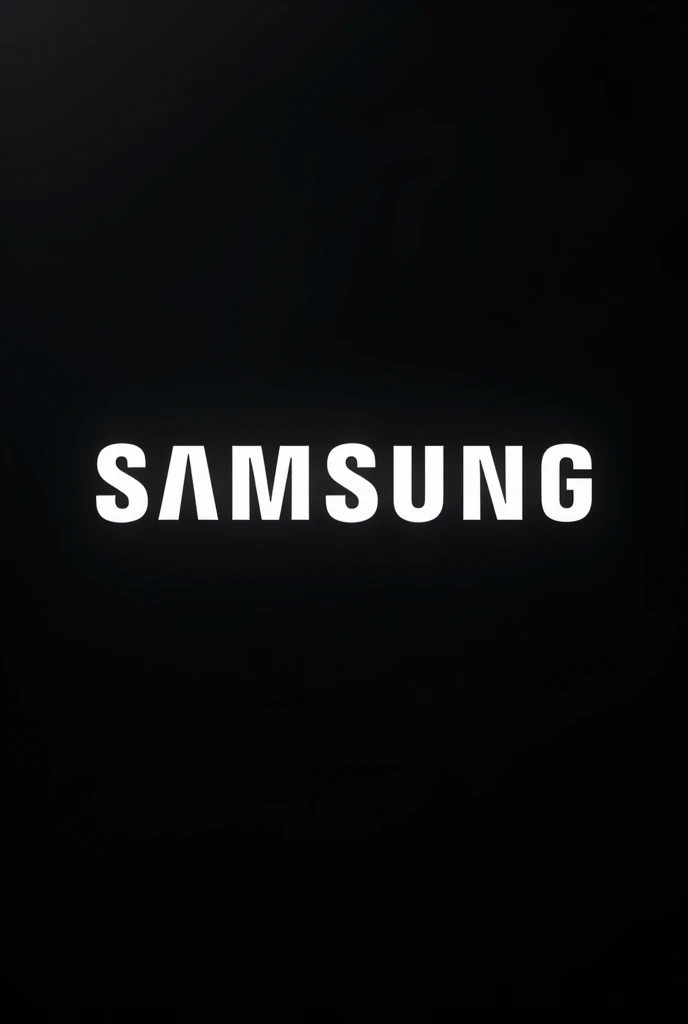Samsung logo with Black background