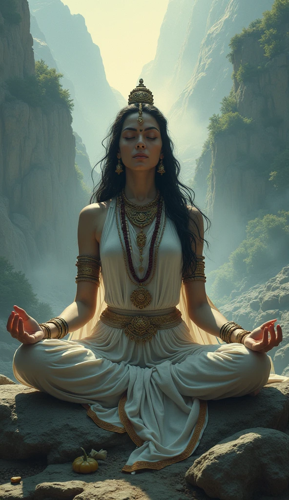 Goddess parvati performed rigorous penance