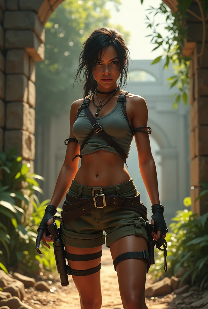 Lara croft no backpack