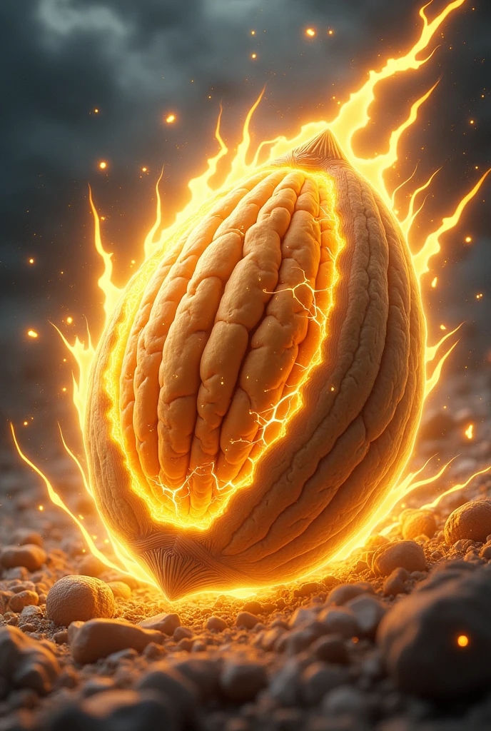 Walnut going super Saiyan